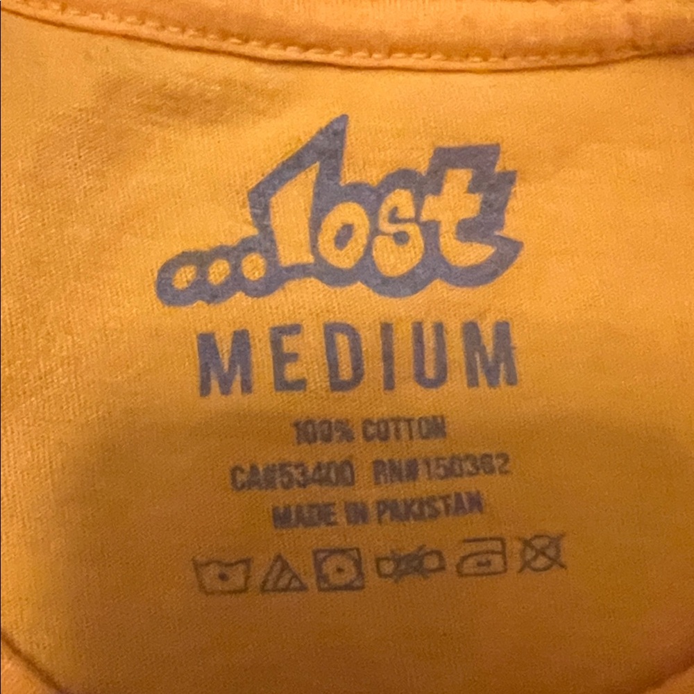 Men's Yellow Graphic T-Shirt - Picture 3 of 3